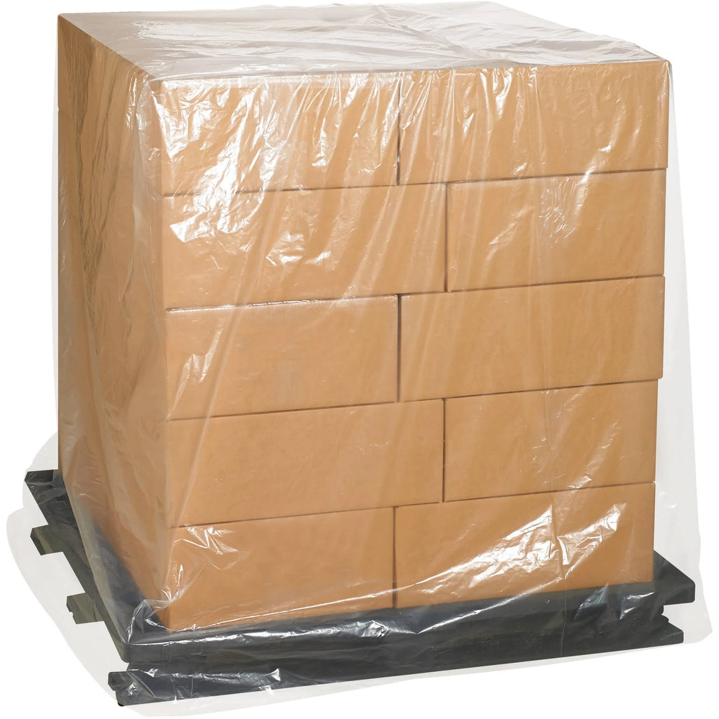 Clear Pallet Covers 48x22 x 96x22 2 Mil 50 Pack I56596
