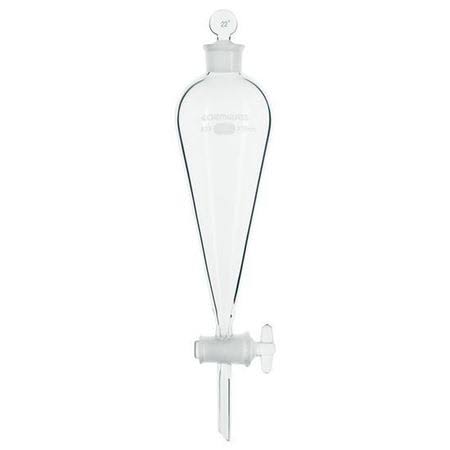 Separatory Funnel, 30ml, Glass Stopcock P676157