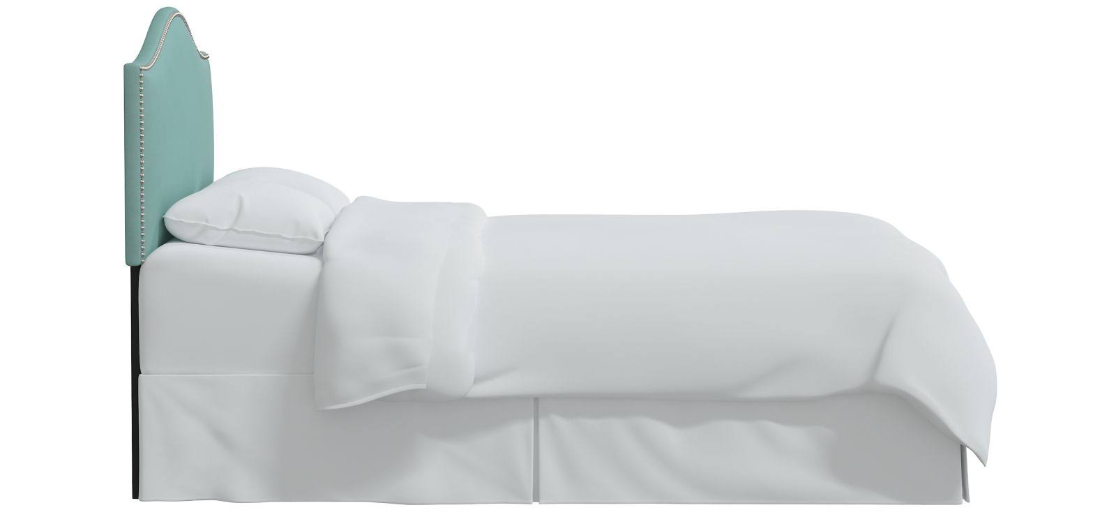 Twin Headboard in Velvet Caribbean Q321892