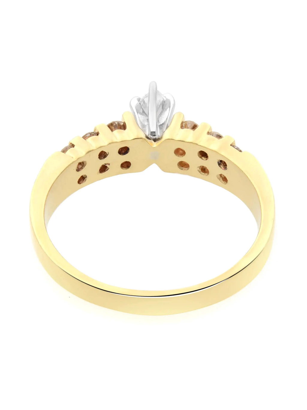 14K Yellow Gold Diamond Engagement Ring S929590