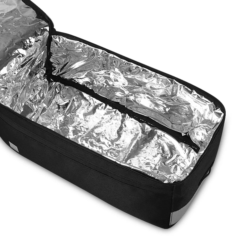 Insulated Trunk Cooler Bag Bike Rear Seat Bag Luggage Rack Pannier Bag O96299