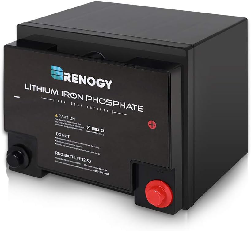 12 Volt 50Ah Lithium-Iron Phosphate Battery S3741