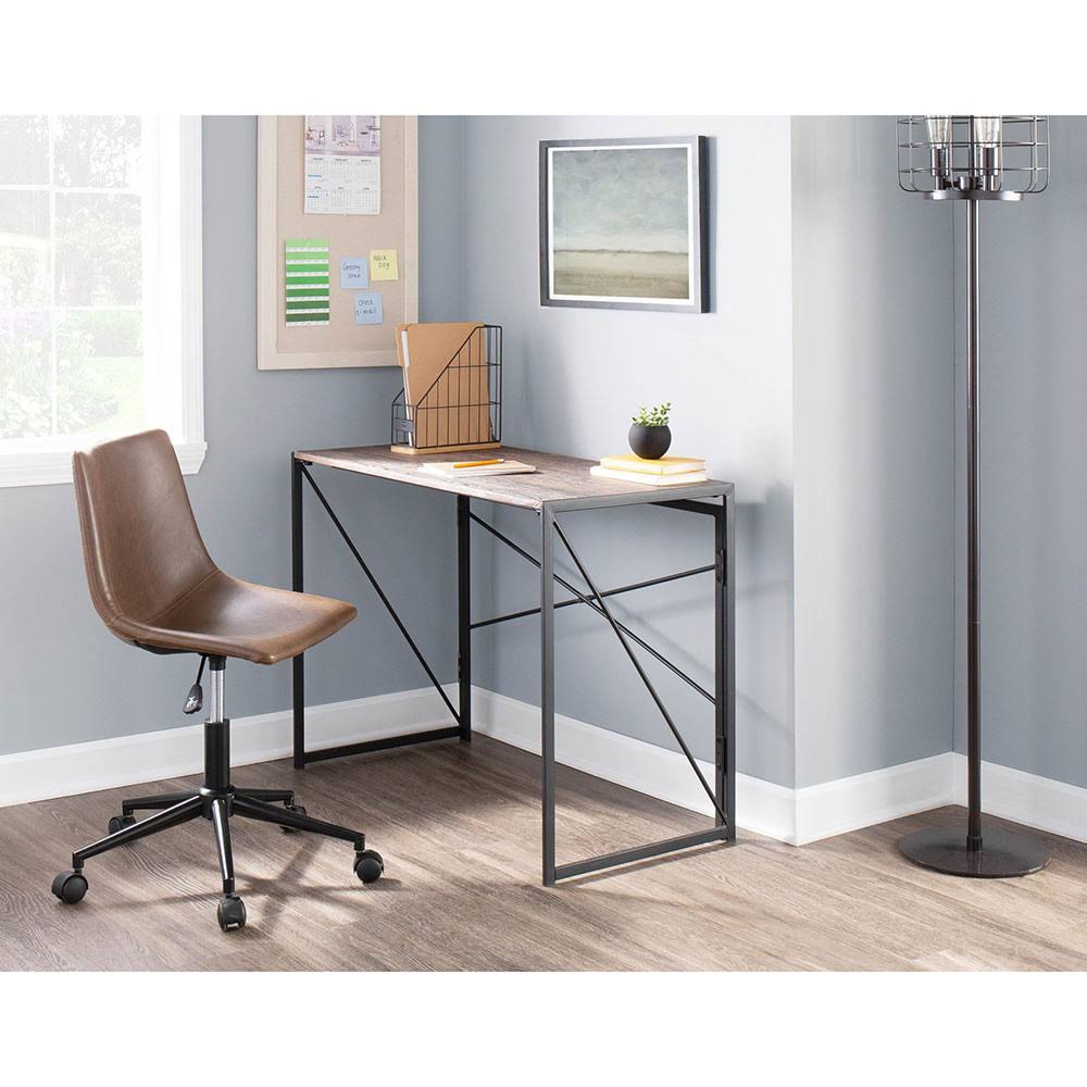Black Industrial Office Desk H535293