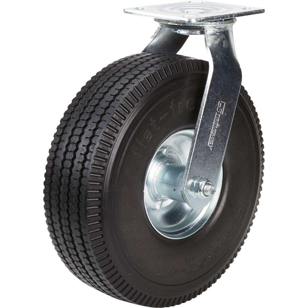 10in. Swivel Flat-Free Solid Polyurethane Caster O327236