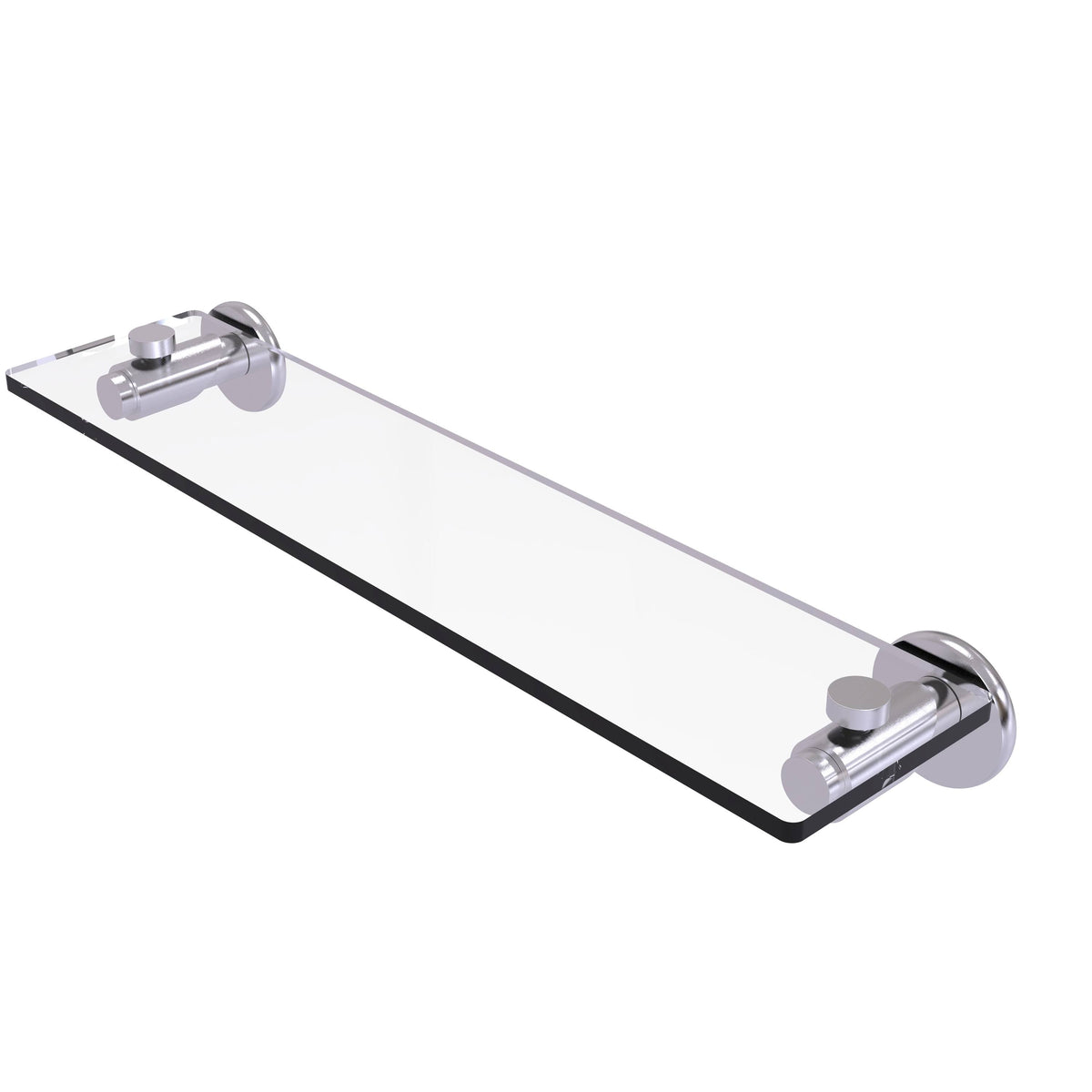 Satin Chrome Glass Vanity Shelf U78622