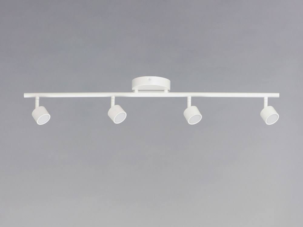Satin Nickel 4-Light Fixed Rail Track Light U494020