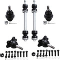 4WD Front Upper Lower Ball Joints Sway Bars 6pc Set A5004
