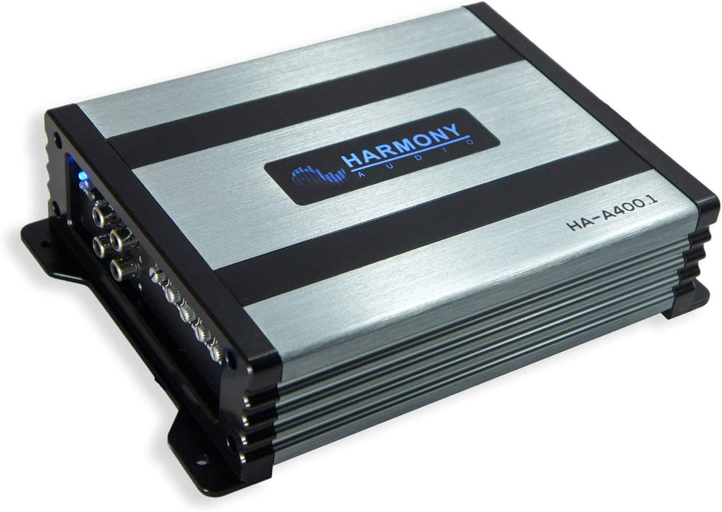 Single 12 Vented Port Sub Box & Car Stereo Amplifier Y411