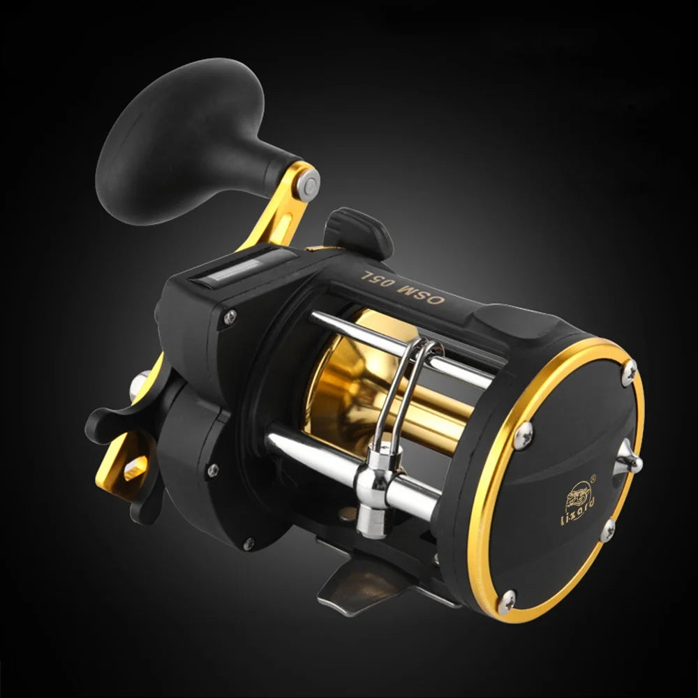 Metal Reinforced Base Trolling Fishing Reel G70560