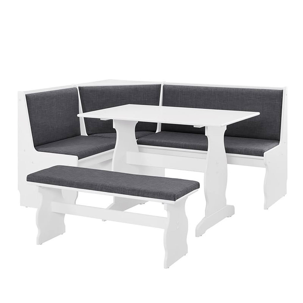 Charcoal Breakfast Nook Set Q3366