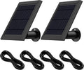2 Pack Rectangle White Solar Panel with Wall Mount C275