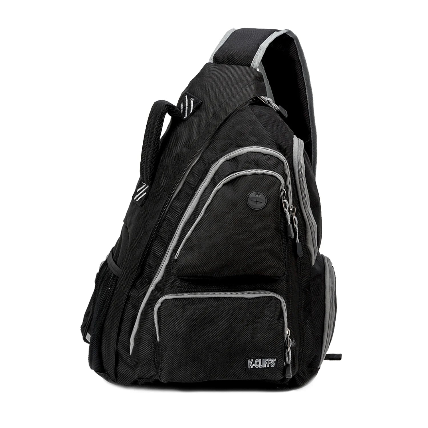 Black Polyester Sling Backpack L33011