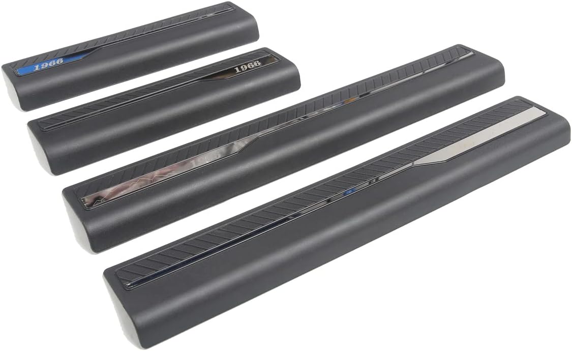 Door Sill Guards Entry Sill Plate Protection 4Pcs/Set ABS Plastic Pack of 2 D875