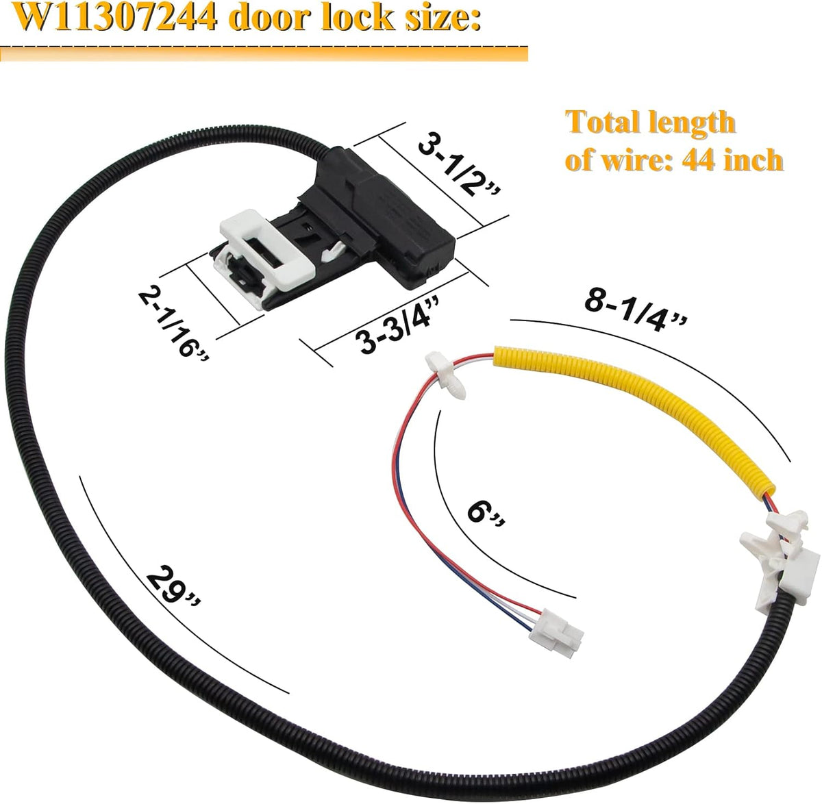 Washer Lid Lock Assembly Replacement Pack of 2 W2978