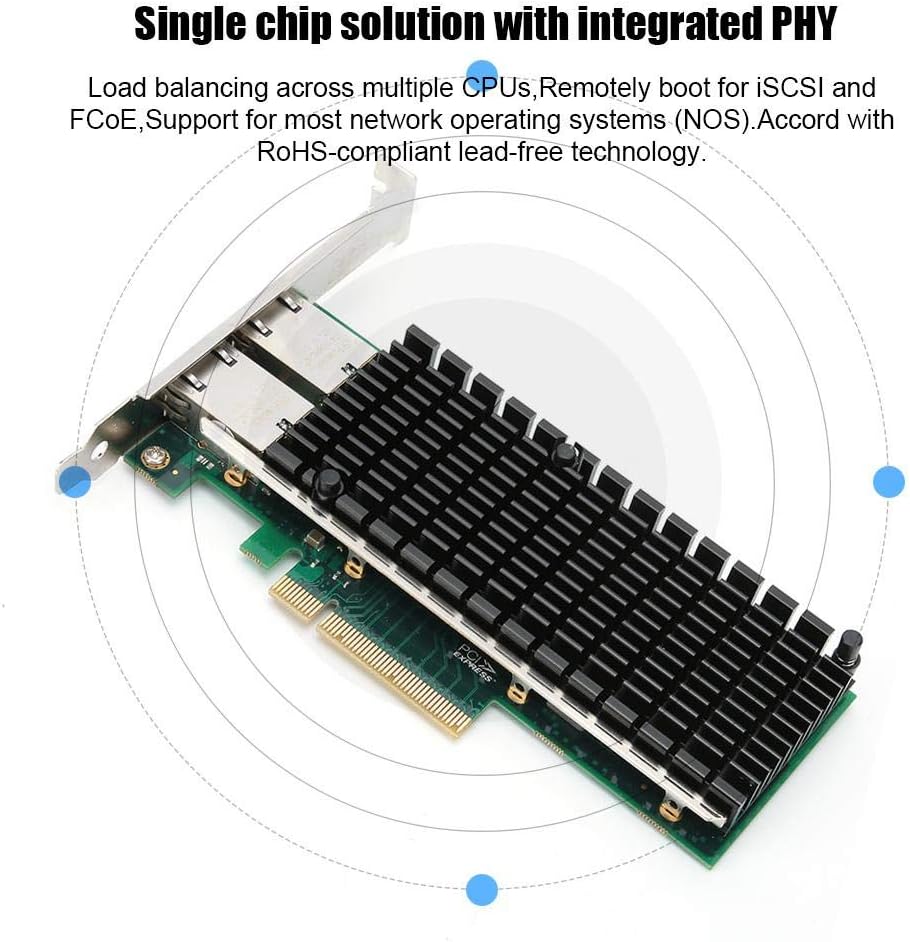 PCI-E X8 10 Gigabit Ethernet Server Network Card Q791