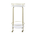 Faux Marble Bar Cart J3912