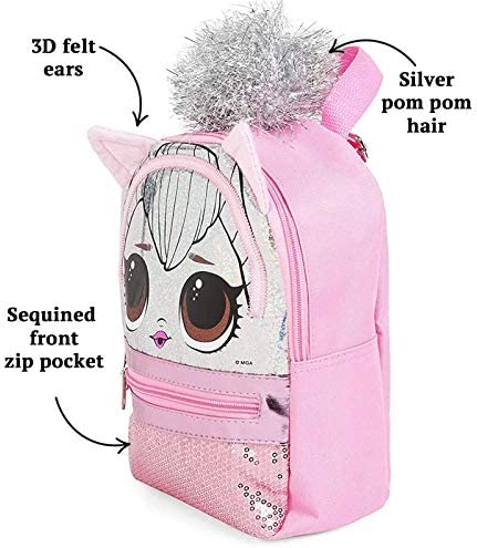 Pink Glitter Mini Backpack 10 inch S62014