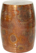 Copper Aluminum Accent Table Y33093