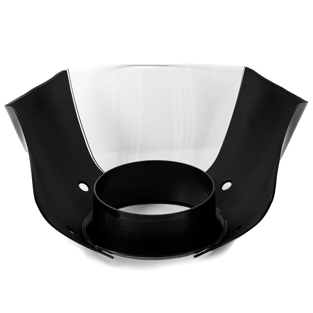 Black Quarter Fairing Windshield Kit with Fork Mounting Hardware R57662