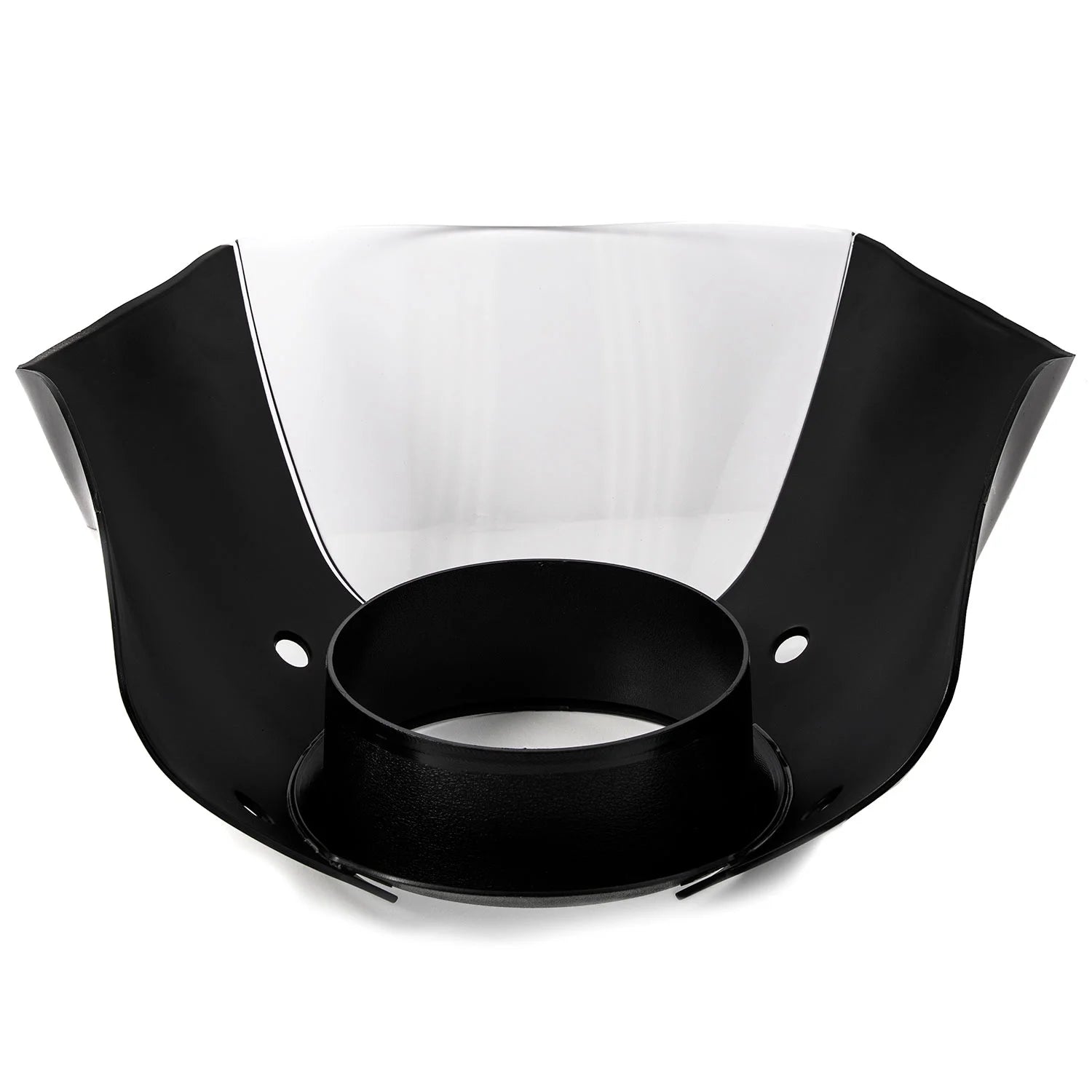 Black Quarter Fairing Windshield Kit with Fork Mounting Hardware R57662