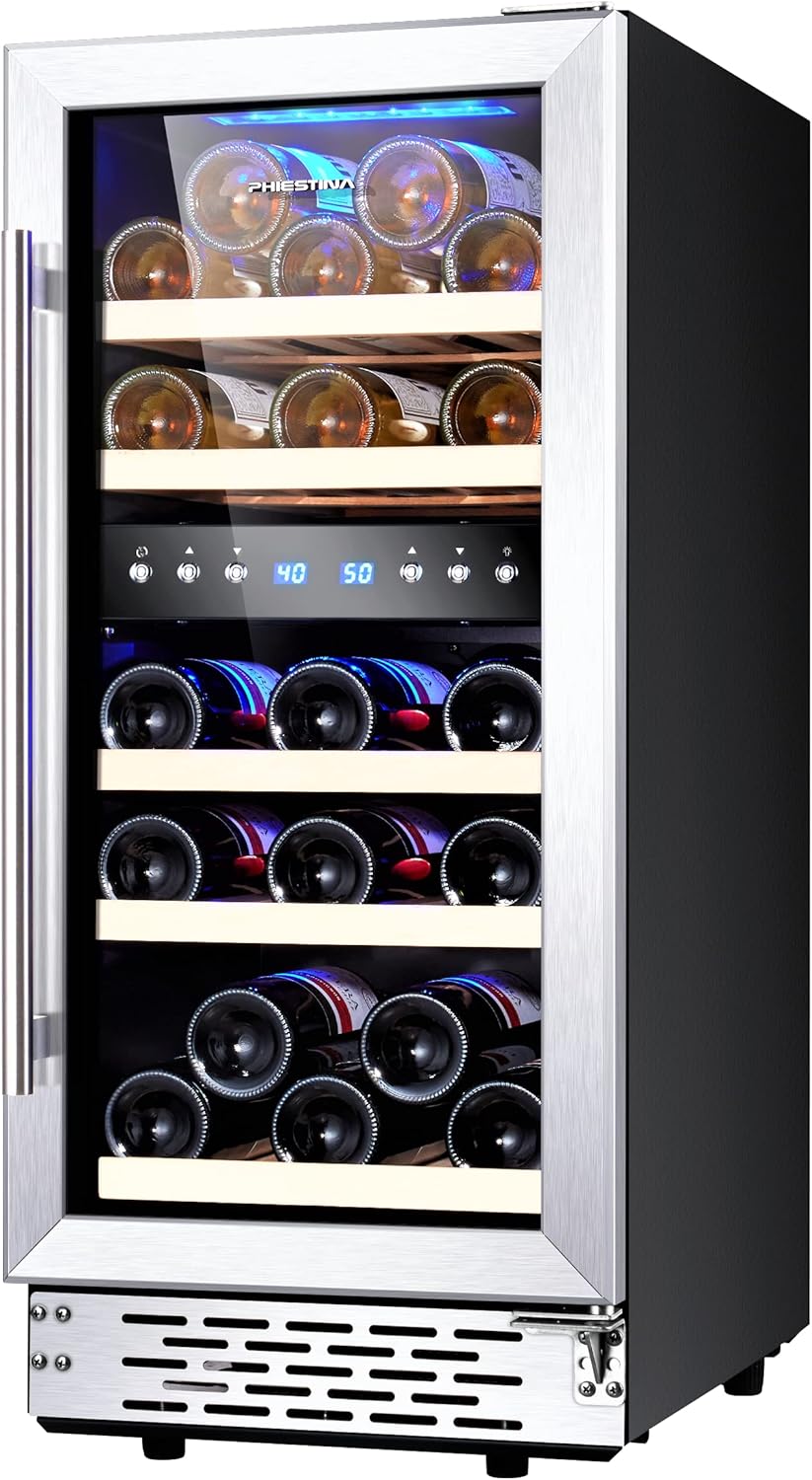 15 Inch Dual Zone Wine Cooler Refrigerator X513869