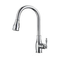 Polished Chrome Kitchen Faucet with Pull-Out Spray M97450