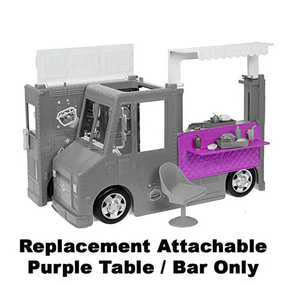 Purple Table / Bar Replacement Part for Doll Foodtruck Playset W255