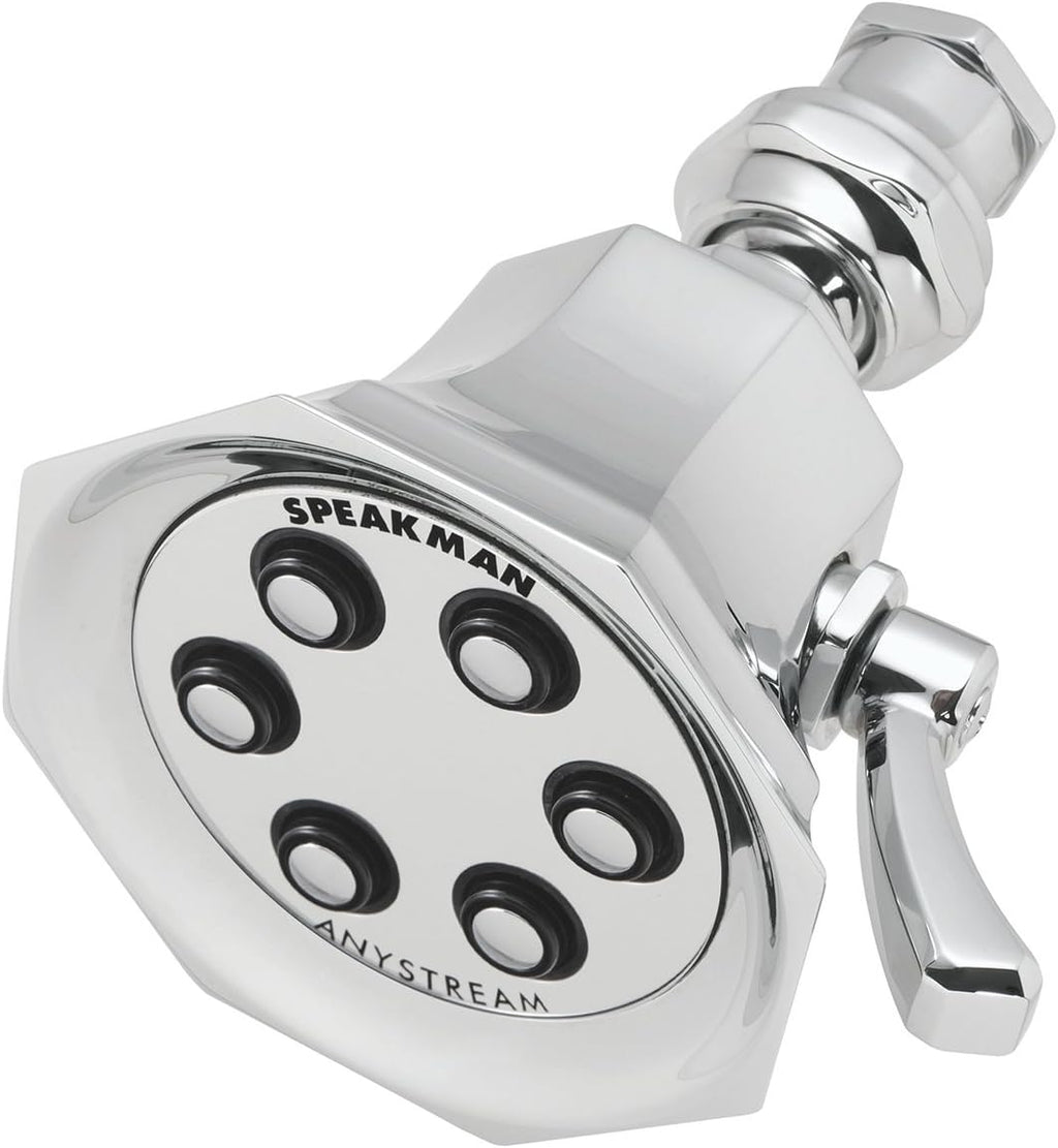 Polished Chrome Solid Brass Shower Head R47895