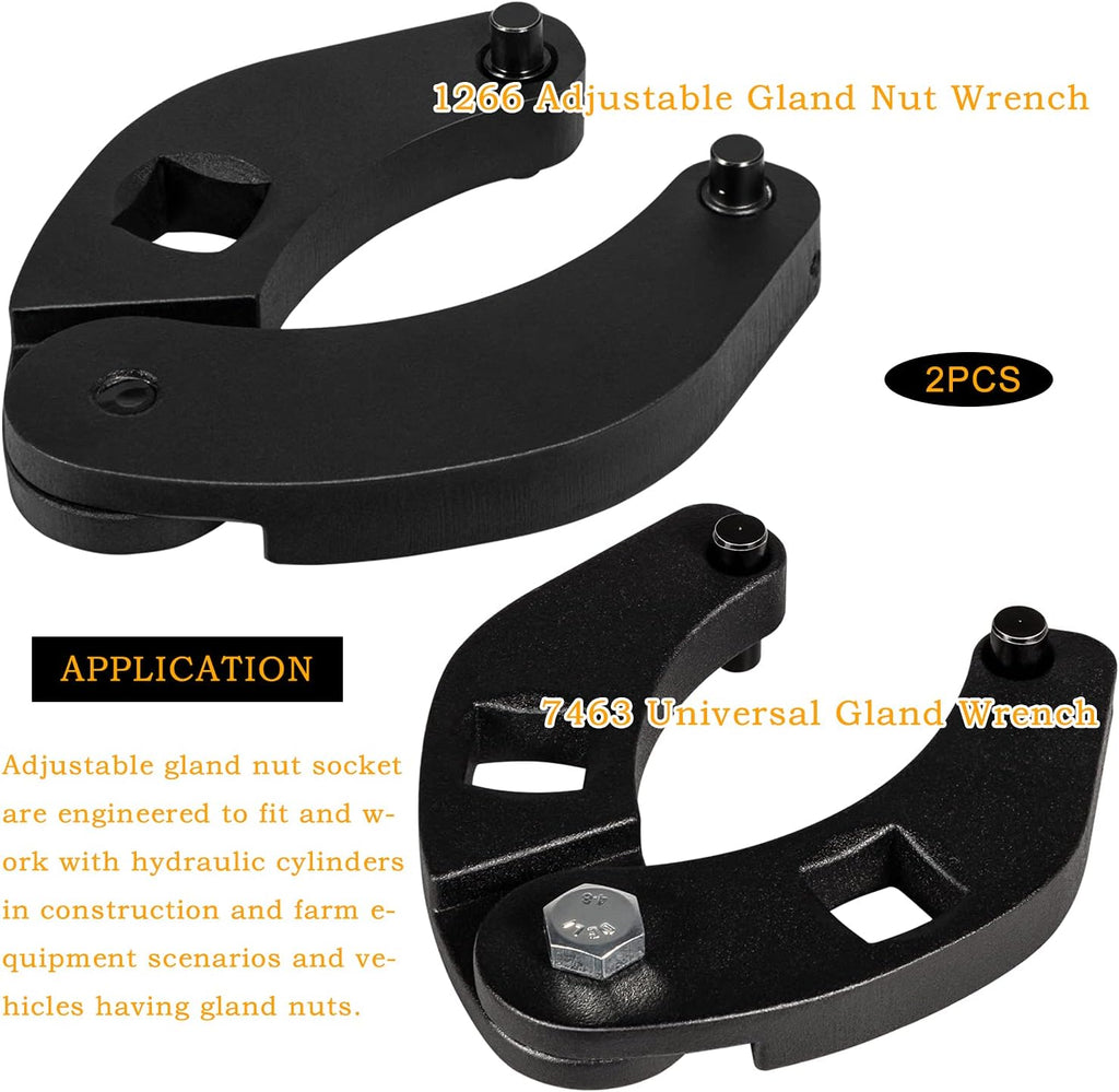 Adjustable Gland Nut Wrench Set of 2 L762880