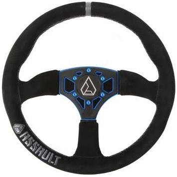 Suede Steering Wheel Blue M984331