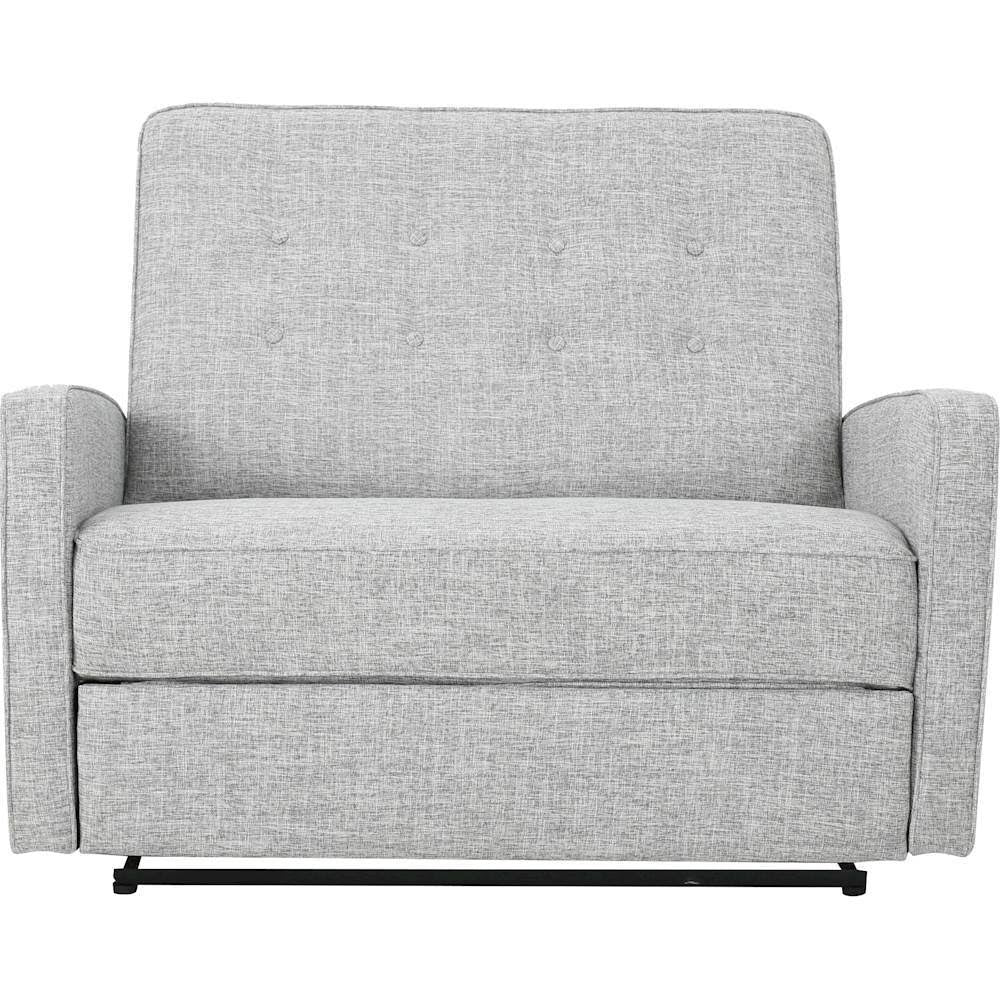 Light Gray Tweed Loveseat Recliner A38329
