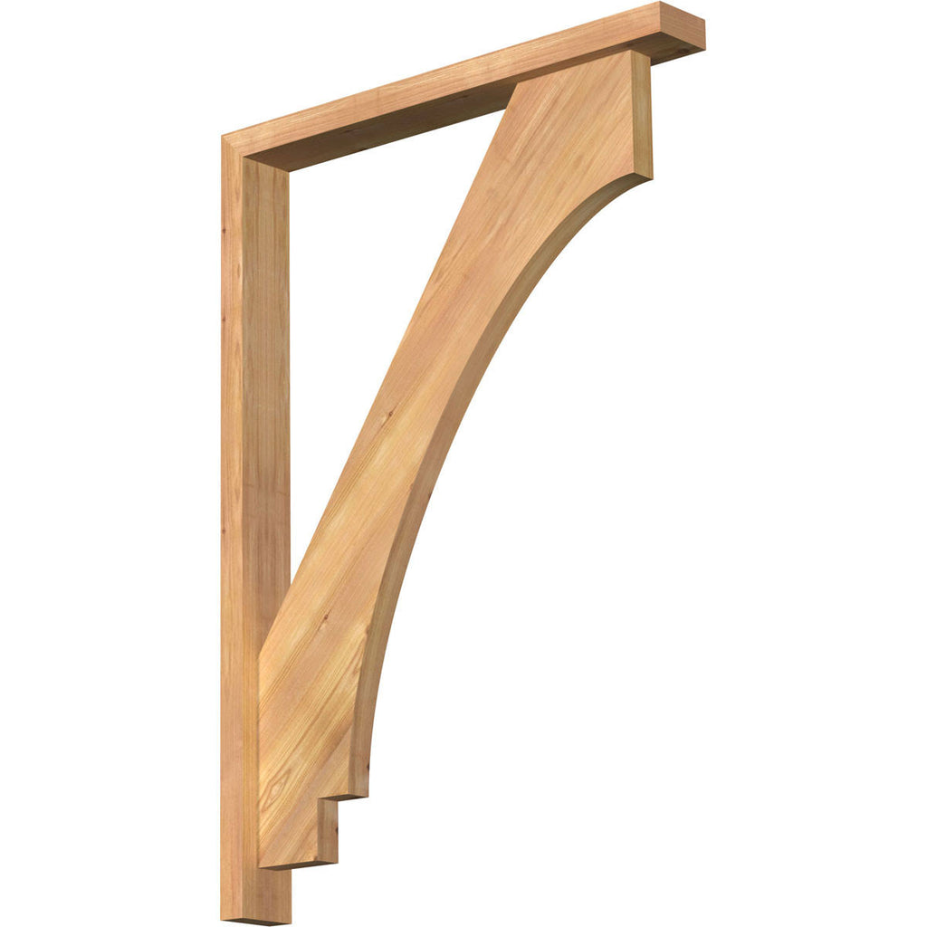 3 1/2x22W x 28x22D x 40x22H Imperial Block Smooth Bracket with Offset Brace U76721