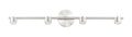 Satin Nickel 4-Light Fixed Rail Track Light U494020