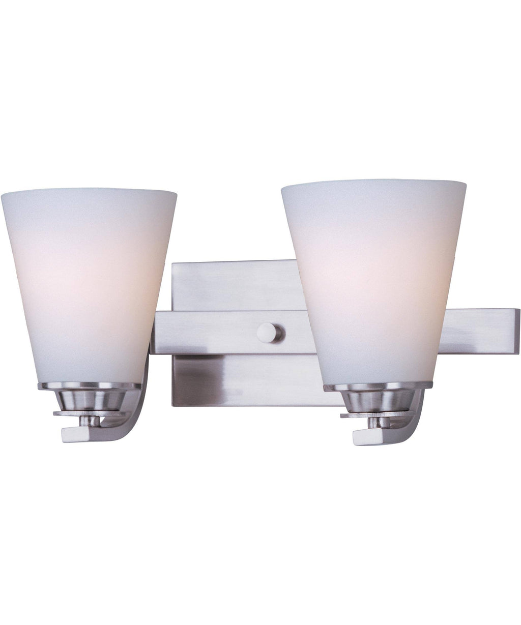 2-Light Bath Vanity Satin Nickel C6500