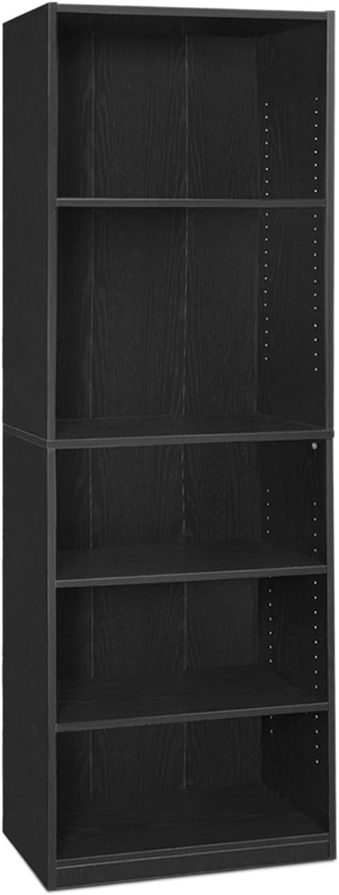 5-Shelf Bookcase Black L66341