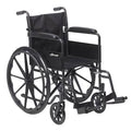 Silver Sport 1 Wheelchair with Full Arms and Swing Away Removable Footrest M914045