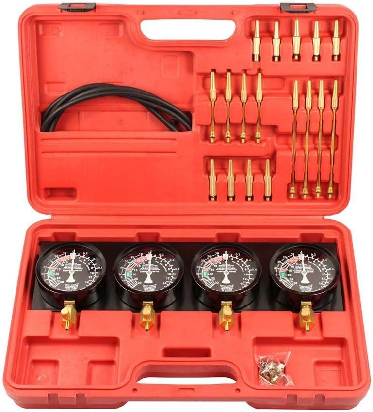 Universal Vacuum Carburetor Synchronization Balancer Gauge Adjustment Tool Kit X720328
