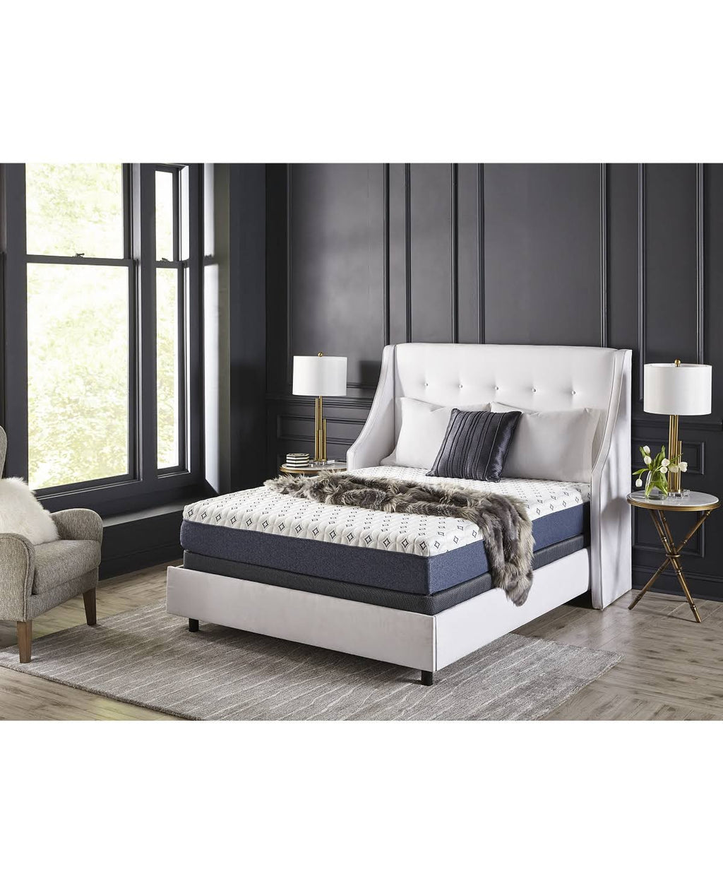 White California King Plush Mattress F4517