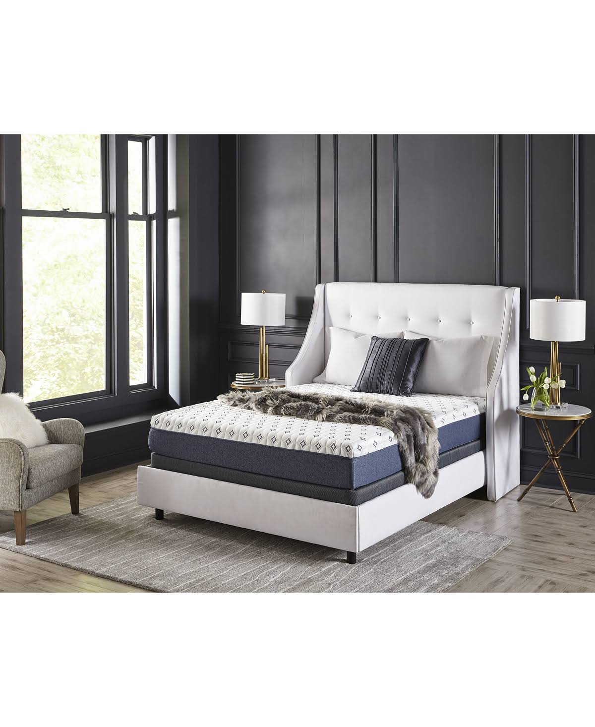 White California King Plush Mattress F4517