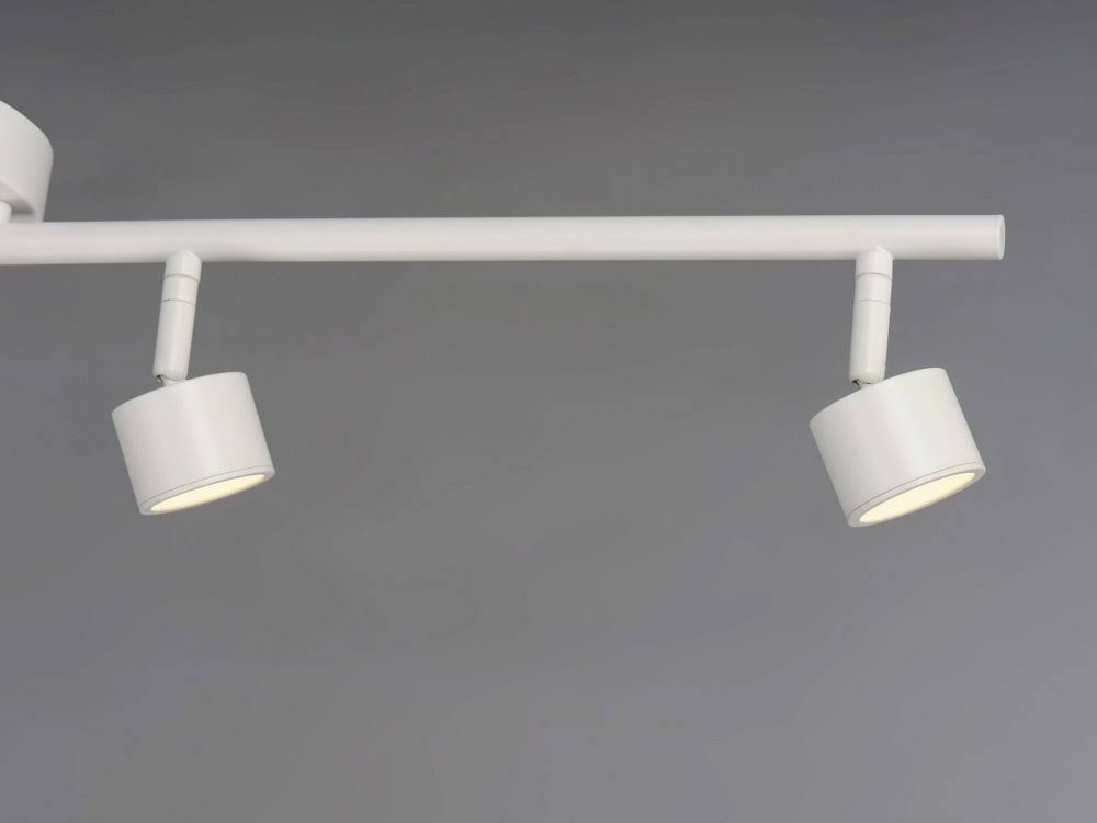 Satin Nickel 4-Light Fixed Rail Track Light U494020