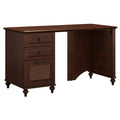 51x22 Desk with File Cabinet, Coastal Cherry W99346