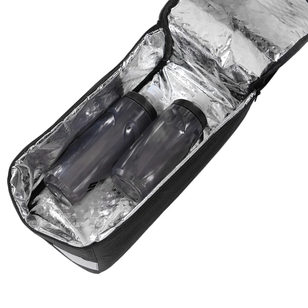 Insulated Trunk Cooler Bag Bike Rear Seat Bag Luggage Rack Pannier Bag O96299