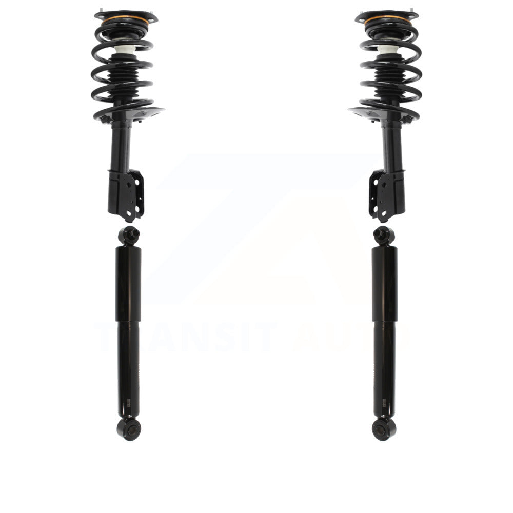 Front Rear Complete Suspension Shocks Strut And Coil Spring Mount Assemblies Kit K398
