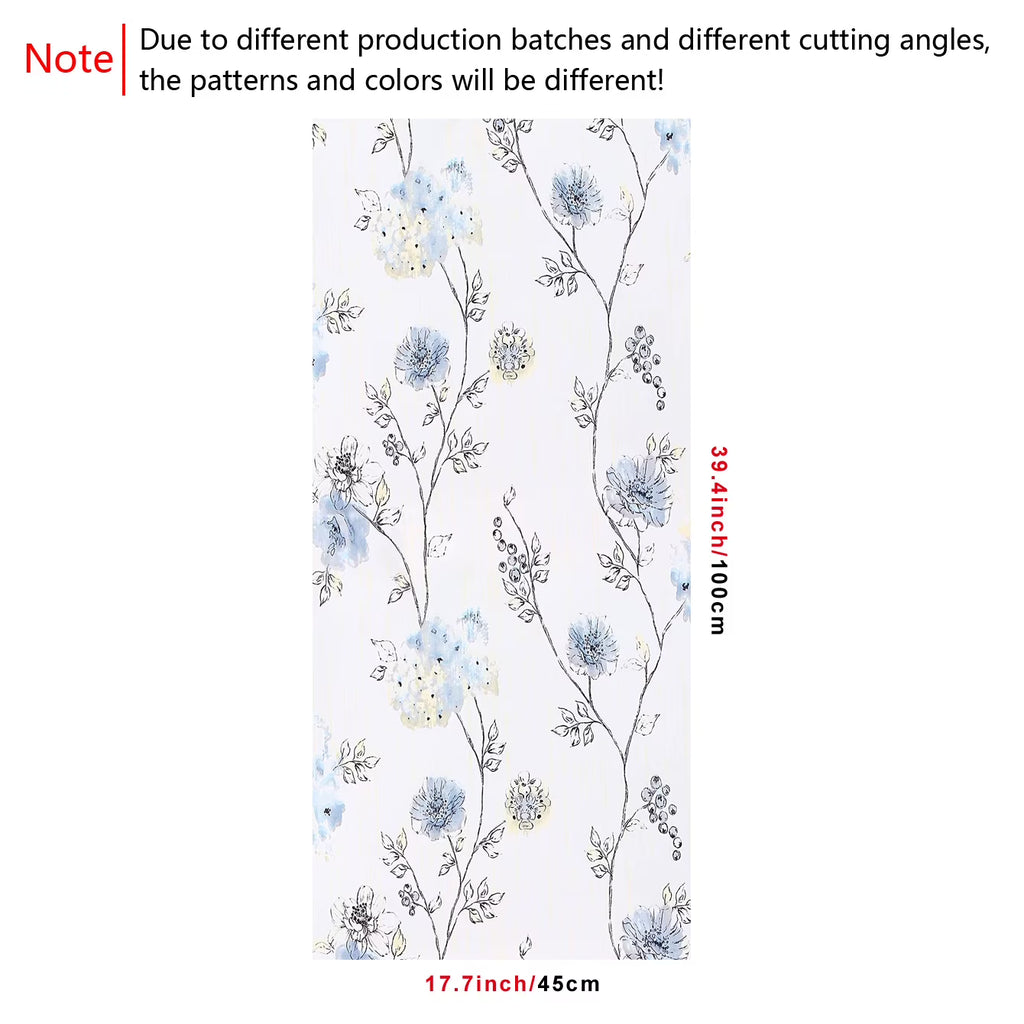 Green Plant Retro Leaf Flower Waterproof Peel And Stick Wallpaper Q19166