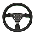 Steering Wheel with Green Stitching V8568