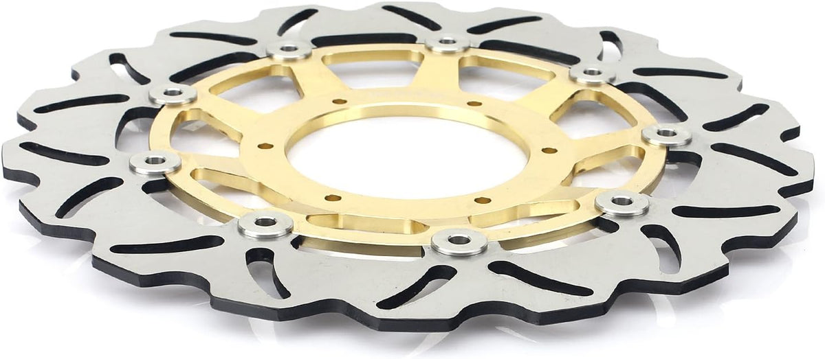 Front Rear Brake Discs Rotors and Pads for Honda CBR 600 RR 2007-2019 Gold Set D58116