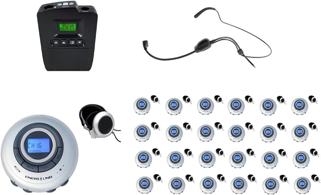 5-Person Portable Translation System with Headset F49545